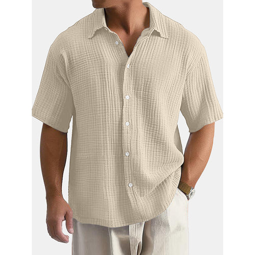 Camisa Masculina Casual Lisa